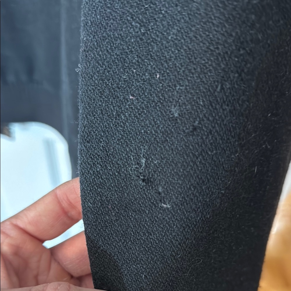 Black Jacket with Ribbed Collar - Picture 4 of 6